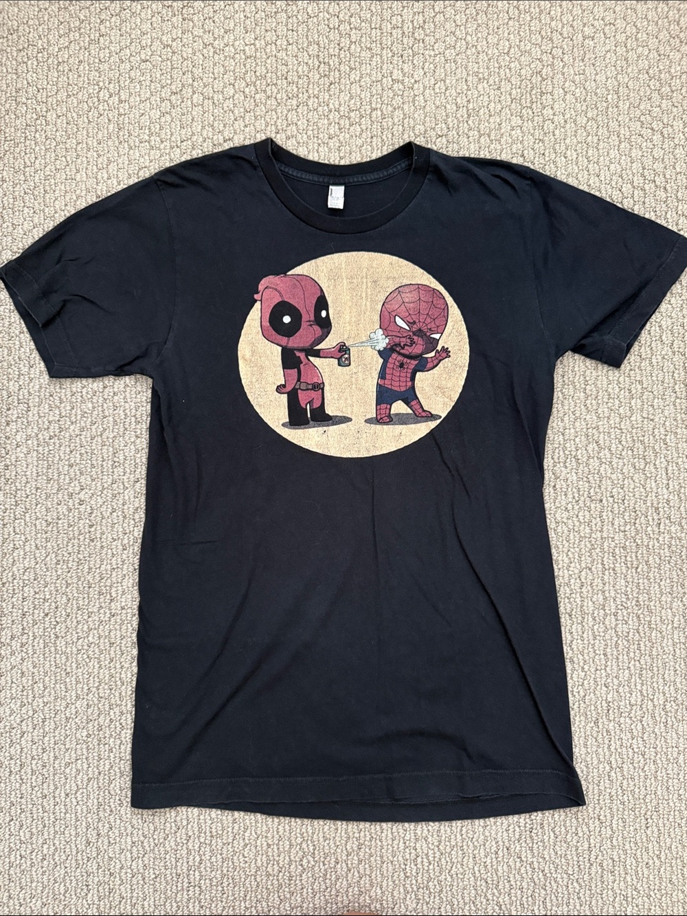 Men’s Deadpool and Spiderman shirt